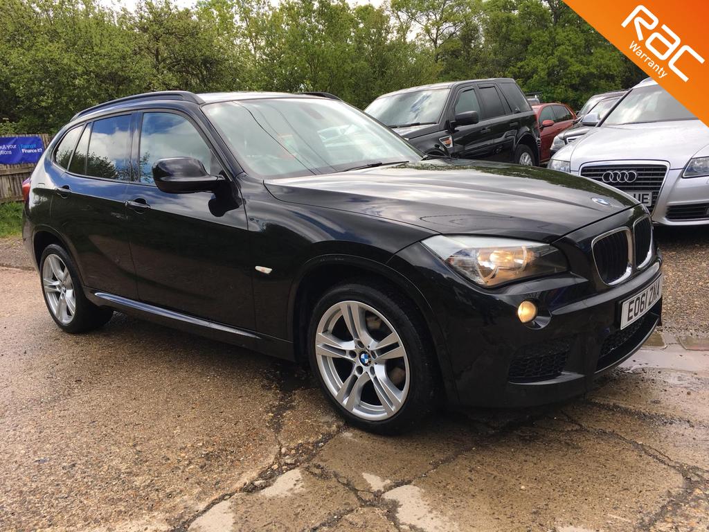 Bmw X1 2 0 20d M Sport Xdrive 2011 61 75 000 Miles Diesel Manual Black Car Full Service History Full Leather Sat Nav Lan Motors Ltd