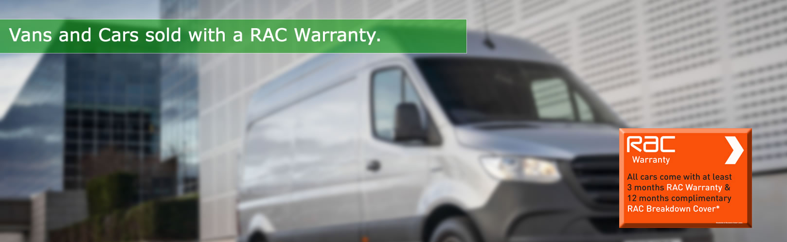 Van sales RAC Warranty